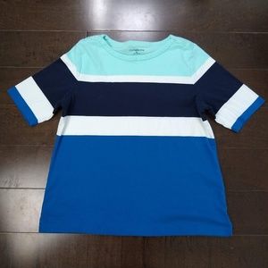 Croft & Barrow | Blue Striped Short Sleeve T-Shirt